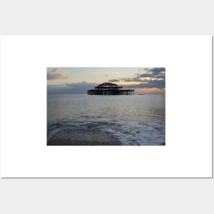 Brighton West Pier Posters and Art